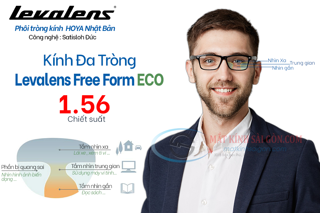 KÍNH ĐA TRÒNG 1.56 LEVALENS PAL ECO